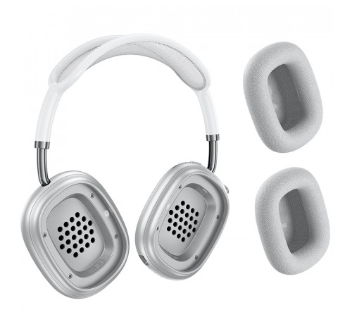 Бездротові накладні навушники HOCO W65 Happy BT headphones Silver (6942007650342)