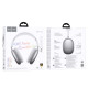 Бездротові накладні навушники HOCO W65 Plus Happy ANC BT headphones Silver (6942007650403)