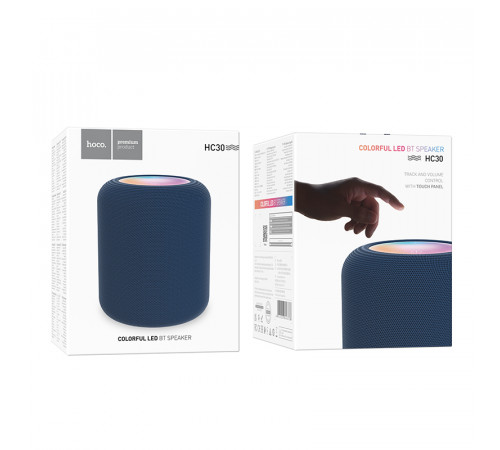 Портативна колонка HOCO HC30 Oceano BT speaker, 5W, Blue (6942007646338)