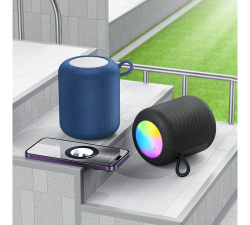 Портативна колонка HOCO HC30 Oceano BT speaker, 5W, Blue (6942007646338)