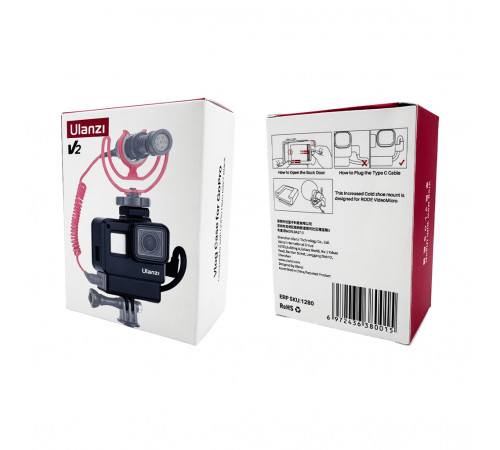 Рамка Ulanzi V2 GoPro Vlog Case (1280) (1280)