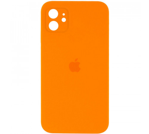 Чохол для смартфона Silicone Full Case AA Camera Protect for Apple iPhone 12 52,Orange (FullAAi12-52)