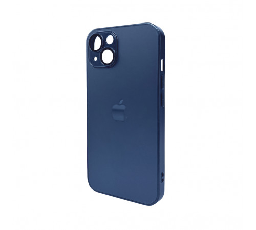 Чохол для смартфона AG Glass Matt Frame Color Logo for Apple iPhone 12 Navy Blue (AGMattFrameiP12Blue)