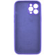 Чохол для смартфона Silicone Full Case AA Camera Protect for Apple iPhone 12 Pro 22,Dark Purple (FullAAi12P-22)