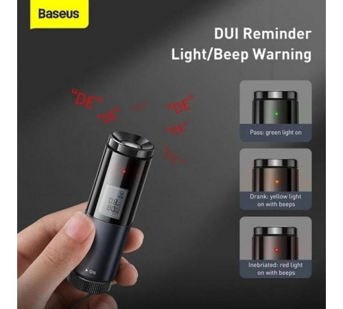 Алкотестер Baseus Digital Alcohol Tester Black (CRCX-01)