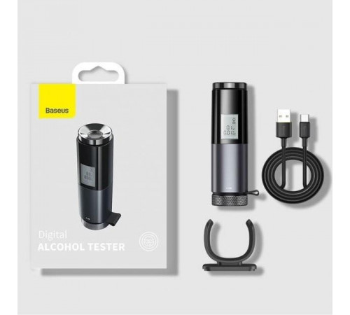 Алкотестер Baseus Digital Alcohol Tester Black (CRCX-01)