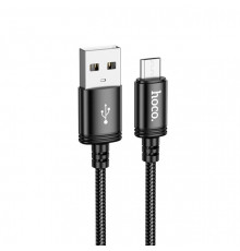 Кабель HOCO X89 Wind charging data cable Micro Black (6931474784346)