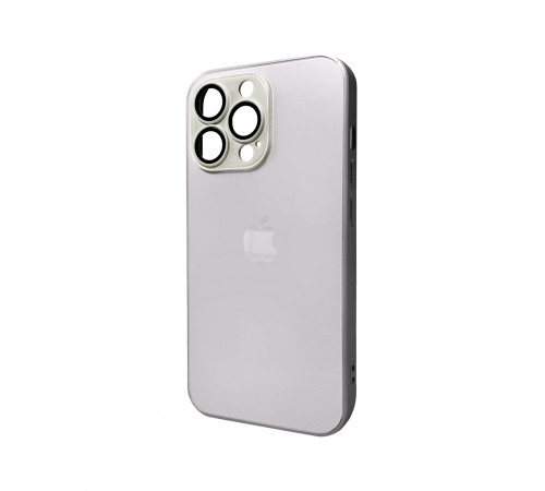 Чохол для смартфона AG Glass Matt Frame Color Logo for Apple iPhone 13 Pro Titanium Grey (AGMattFrameiP13PGrey)