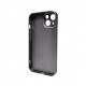 Чохол для смартфона AG Glass Matt Frame Color Logo for Apple iPhone 14 Titanium Grey (AGMattFrameiP14Grey)
