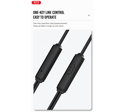 Навушники XO EP39 Half з мікрофоном 3.5 mm