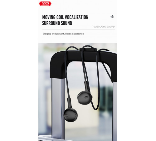 Навушники XO EP39 Half з мікрофоном 3.5 mm