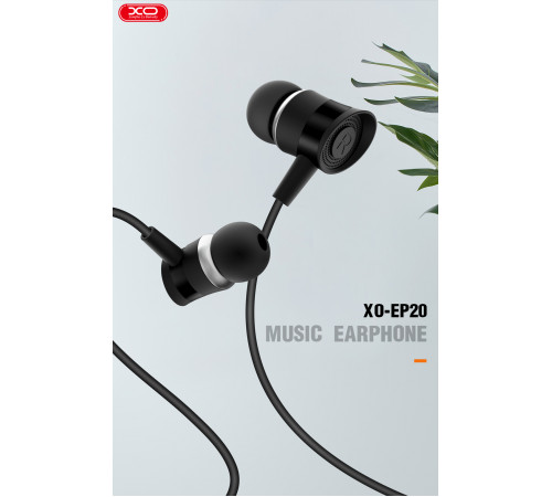 Навушники XO EP20 Music з мікрофоном 3.5 mm