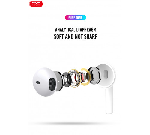 Навушники XO EP18 Music з мікрофоном 3.5 mm