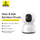 IP-камера відеоспостереження Baseus Security P1 Series Indoor 3MP OS White EU (S0TV002132)