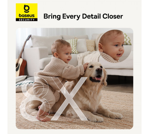 IP-камера відеоспостереження Baseus Security P1 Series Indoor 3MP OS White EU (S0TV002132)