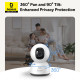 IP-камера відеоспостереження Baseus Security P1 Series Indoor 3MP OS White EU (S0TV002132)