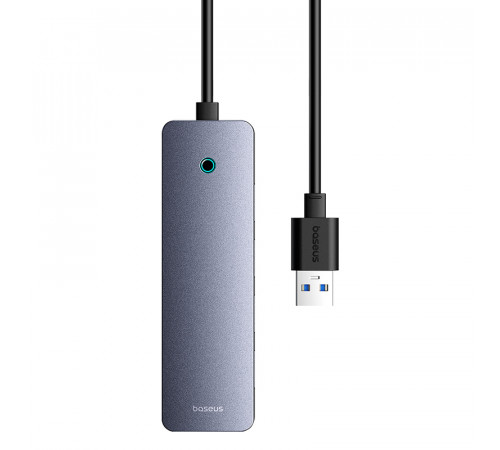 USB-хаб Baseus UltraJoy Series 4-Port  HUB Lite 50cm Space Grey（USBA to USB3.0*4+Type-C5V） (B0005280B811-01)