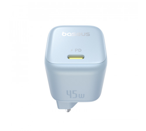 Мережевий зарядний пристрій Baseus PicoGo GaN Fast Charger 1C 45W EU Galaxy Blue (P10176800313-00)