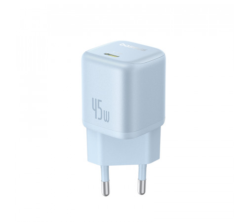 Мережевий зарядний пристрій Baseus PicoGo GaN Fast Charger 1C 45W EU Galaxy Blue (P10176800313-00)