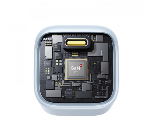 Мережевий зарядний пристрій Baseus PicoGo GaN Fast Charger 1C 45W EU Galaxy Blue (P10176800313-00)