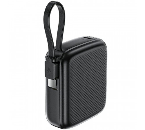 Зовнішній акумулятор ACEFAST M15-10000 PD20W power bank with cable Black (6974316283973)