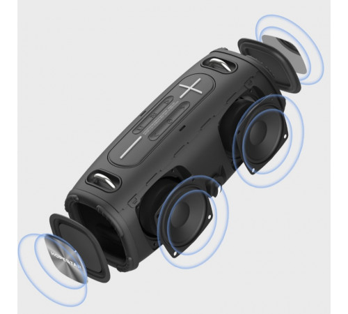 Колонка HOPESTAR H50 Bluetooth з радіо (25,0*10,2*10,8 см)