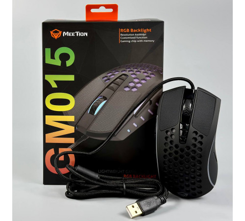 Мишка Games дротова Meetion GM015 RGB 6400dpi