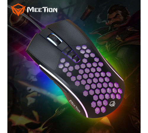 Мишка Games дротова Meetion GM015 RGB 6400dpi