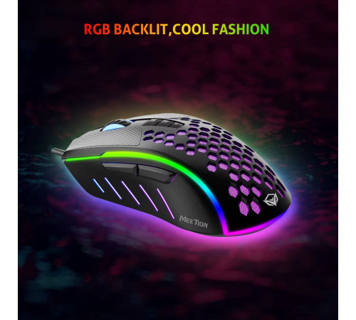 Мишка Games дротова Meetion GM015 RGB 6400dpi