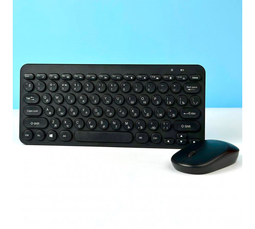 Клавіатура Бездротова 902 + Мишка (з Eng, Ru розкладками)