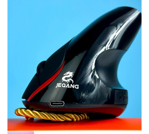 Мишка бездротова вертикальна JEQANG JW-581 2.4G