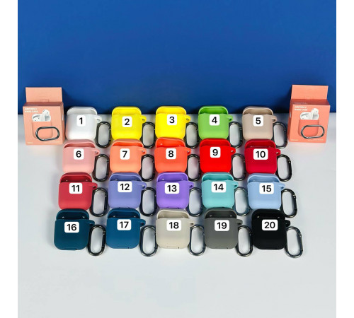 Silicone Case Hang in Carabine for AirPods 1-2 РОЗПРОДАЖ