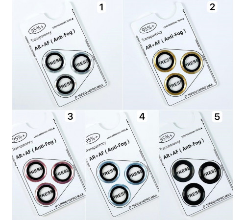 Захисне скло на камеру Metal Classic iPhone 16-16 Plus