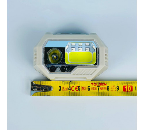 Ліхтар налобний SH-S9 Red Light (XPE+COB, 3SMD, Motion Sensor, Вбудований акумулятор, Type-C)