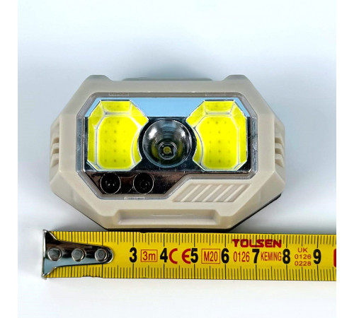 Ліхтар налобний SH-S31 Red light (XPE+COB, Motion Sensor, вбудований акумулятор, Type-C)