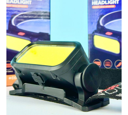 Ліхтар налобний BL 008 Red light (COB, вбудований акумулятор)