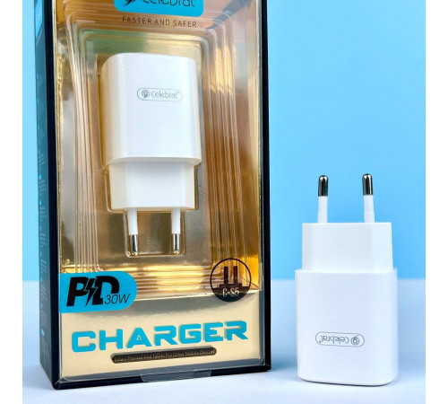 Мережевий зарядний пристрій Celebrat C-S5 PD30W