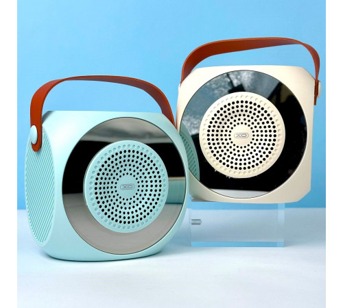 УЦІНКА Портативна колонка XO F42 Dazzling RGB з мікрофоном (11,2*7,8*11,3 см) (під ремонт)