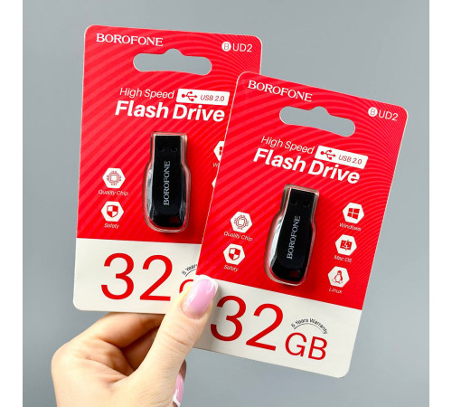 USB флеш Borofone BUD2 32Gb USB2.0