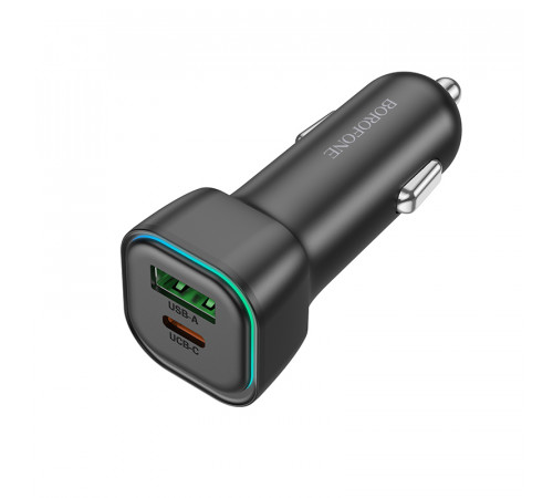 Автомобільний зарядний пристрій Borofone BZ28A Trophie PD30W+QC3.0