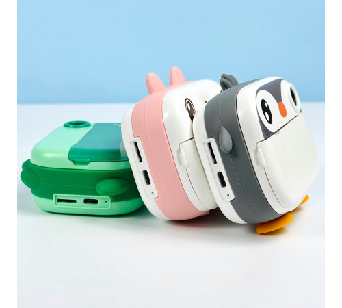 Дитяча фотокамера Animals M05 із функцією друку та з фронтальною камерою