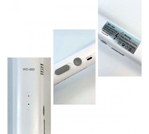 Мухобійка-ракетка складна WD-980 1200 mAh пастка від комах (з вбуд. акум.) (довж. 43,2см)