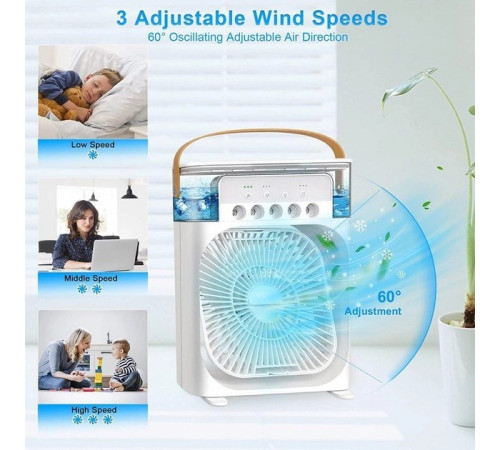 Вентилятор AIR COOLER FAN Add perfume з контейнером для льоду (25,5*18,0см)