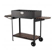 Мангал стационарный Daddy Smoke на 12 шампуров.