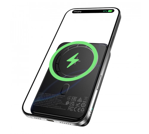 УМБ Power Bank Borofone BJ82A Dawn 10000mAh PD20W з бездротовою зарядкою (15W)