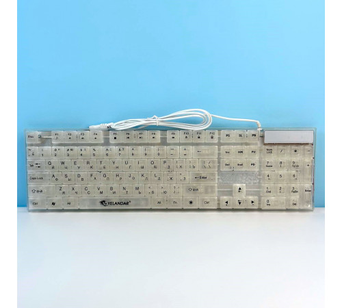 Клавіатура дротова YELANDAR AN-T20 з різнобарвною підсвіткою