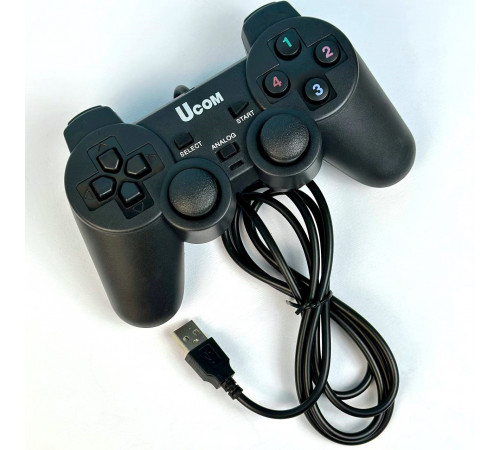 Джойстик провідний Ucom 208-1 vibration (Smart TV, комп'ютер, Xbox, PC)