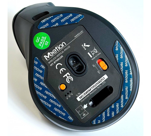Мишка бездротова вертикальна Meetion MT-BTM010R Right Ergonomic 2.4G