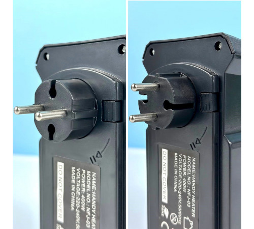 Електрообігрівач Handy Heater 400W (з таймером, вимикачем, пультом та регулятором температури)