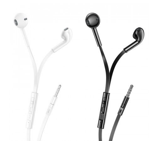 Навушники XO EP68 з плоским кабелем 3.5mm